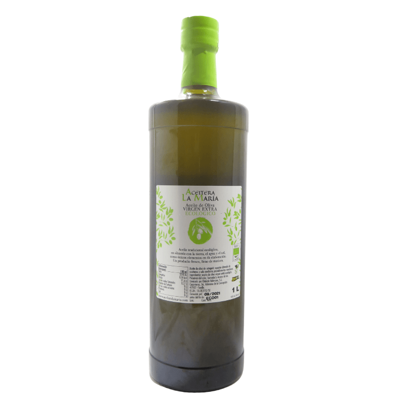 Aceite De Oliva Virgen Extra Ecológico 1 L Cristal Cosecha 2024-2025_1