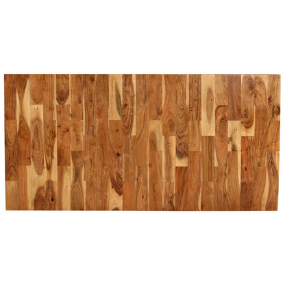 Mesa De Comedor Madera Maciza De Acacia Y Mango 180x90x76 Cm_4