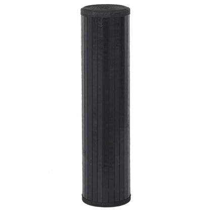 Alfombra Rectangular Bambú Negro 60x1000 Cm / Vetonek_2