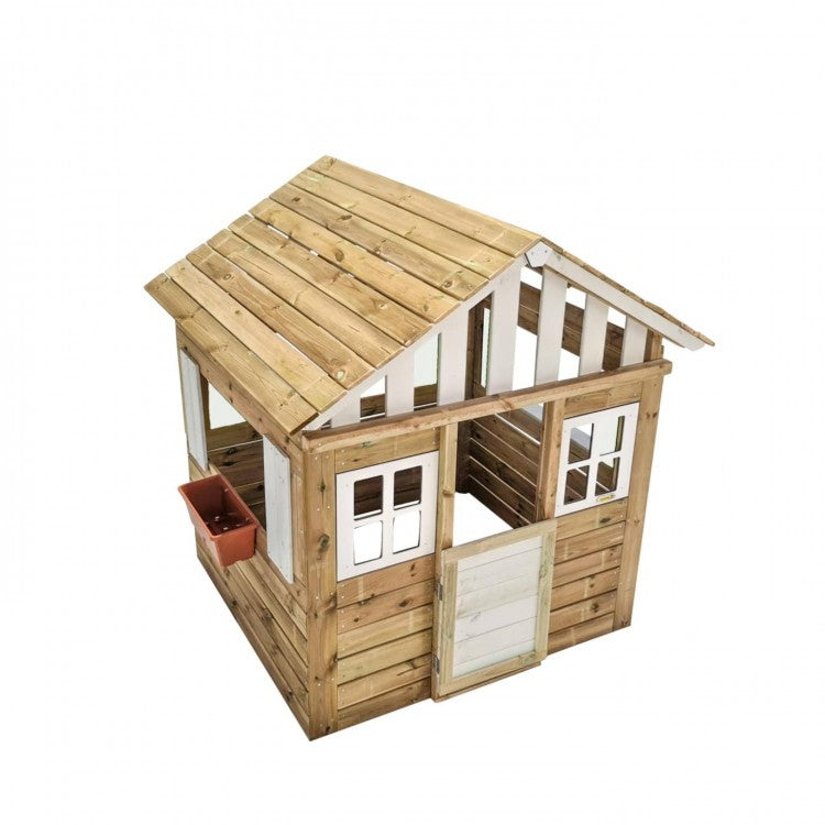 Casita De Madera Masgames Lollipop Xl Blanca Sin Suelo De Madera._2
