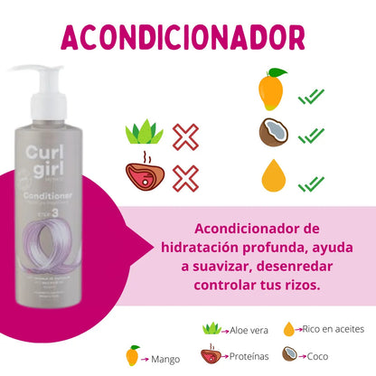 Acondicionador Hidratante Nº3 Curl Girl Nordic 200ml_1