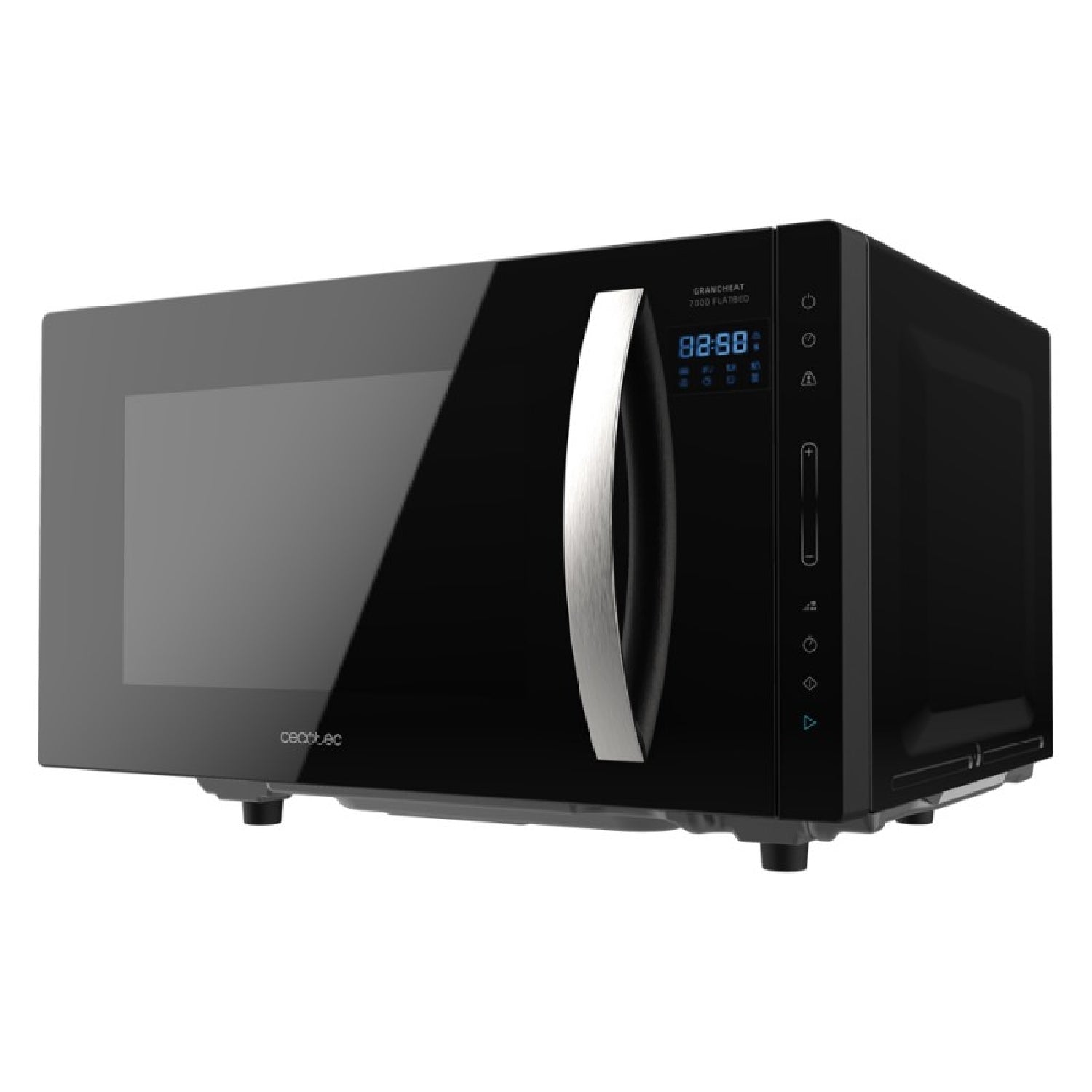 Microondas Sin Plato Grandheat 2300 Flatbed Touch Black. Capacidad 23 Litros, Potencia 800 W, 8 Funciones Preconfiguradas, Temporizador Hasta 95 Min_0