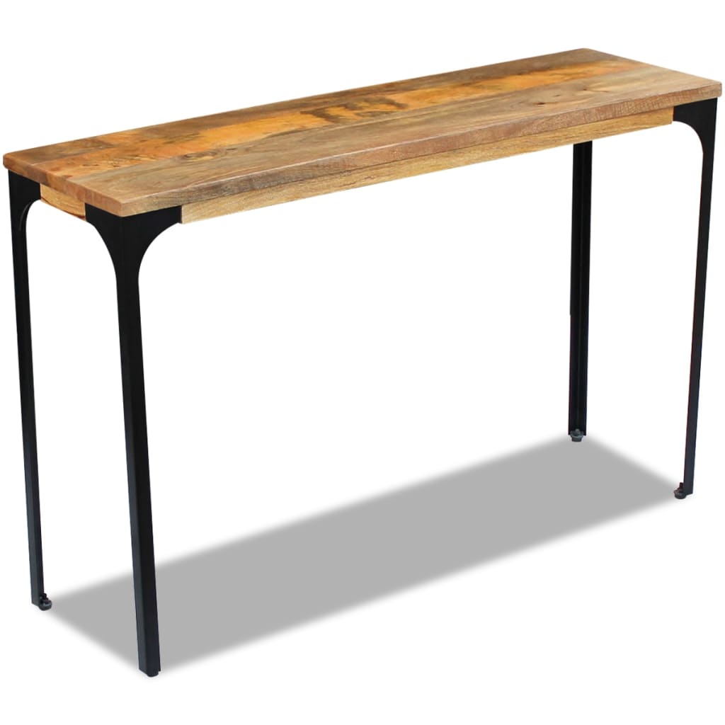 Mesa Consola Madera De Mango 120x35x76 Cm_2