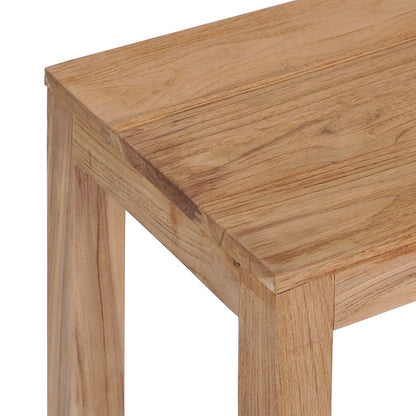 Mesa Consola De Madera Maciza De Teca 120x35x75 Cm_2