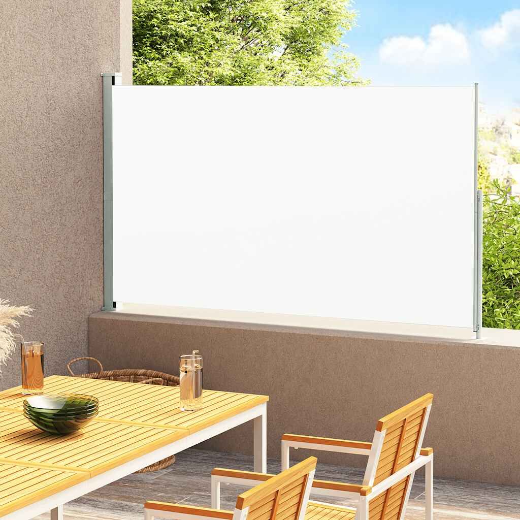 Vidaxl Toldo Lateral Retráctil De Jardín Crema 180x300 Cm_1