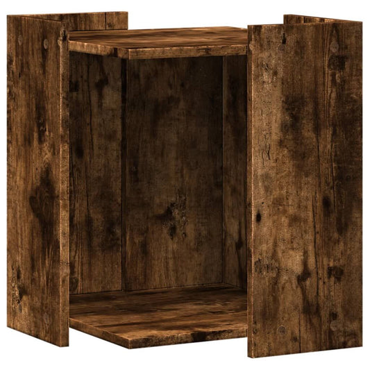 Vidaxl Mueble Arenero Para Gatos Madera Roble Ahumado 42x42x51 Cm_0