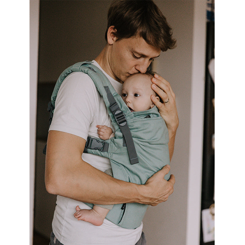 Mochila Portabebé Evolutiva Adaptable Boba X Sea Mist_1