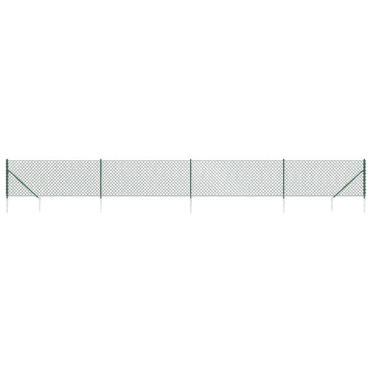 Cerca De Alambre Con Pinchos De Anclaje Verde 1x10 M / Vetonek_0