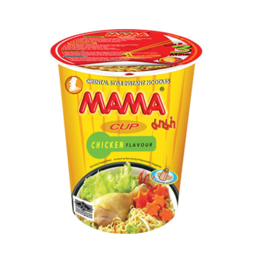 Bol de fideos instantáneos, pollo Mama 70g