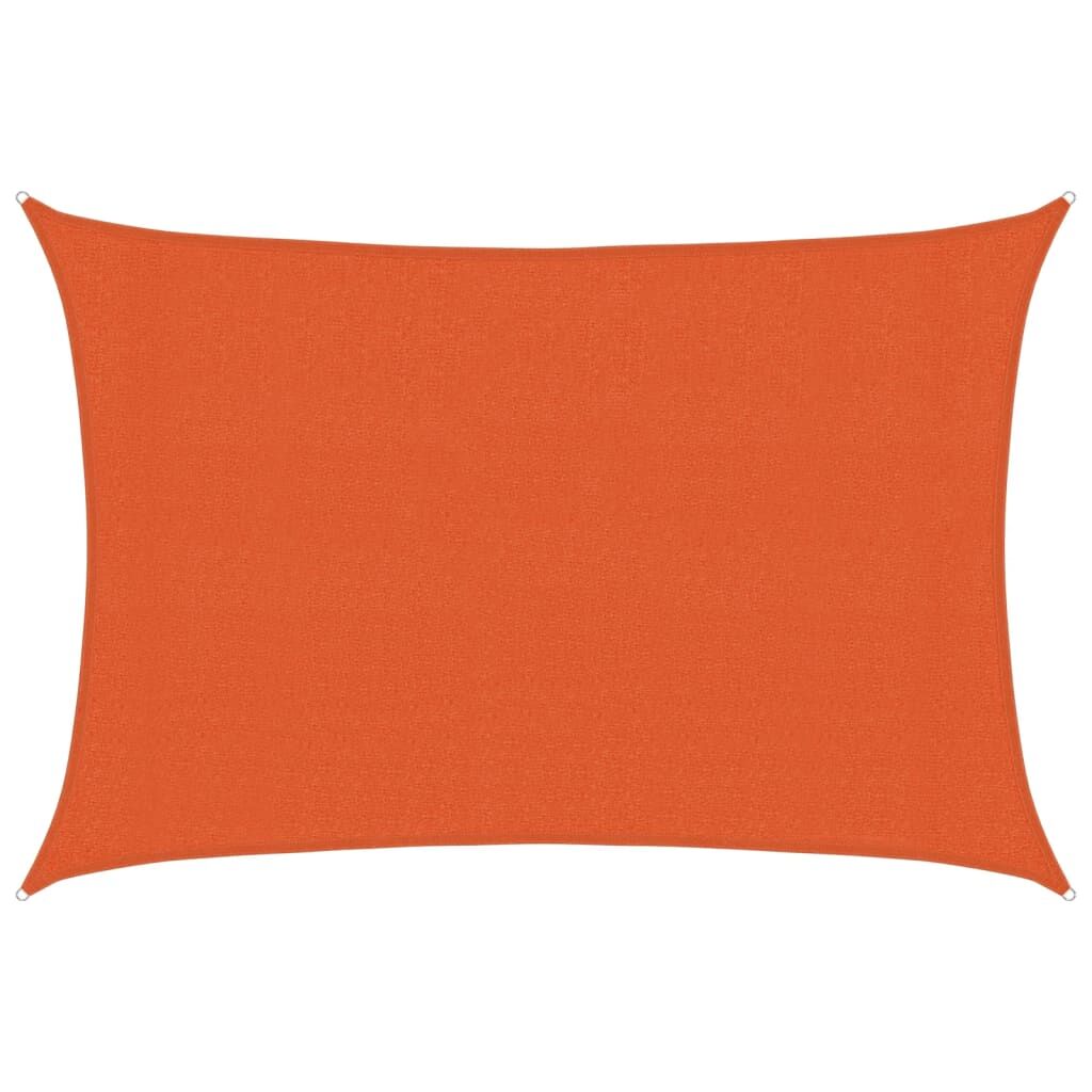 Vidaxl Toldo De Vela Hdpe Naranja 160 G/m² 3x4 M_0