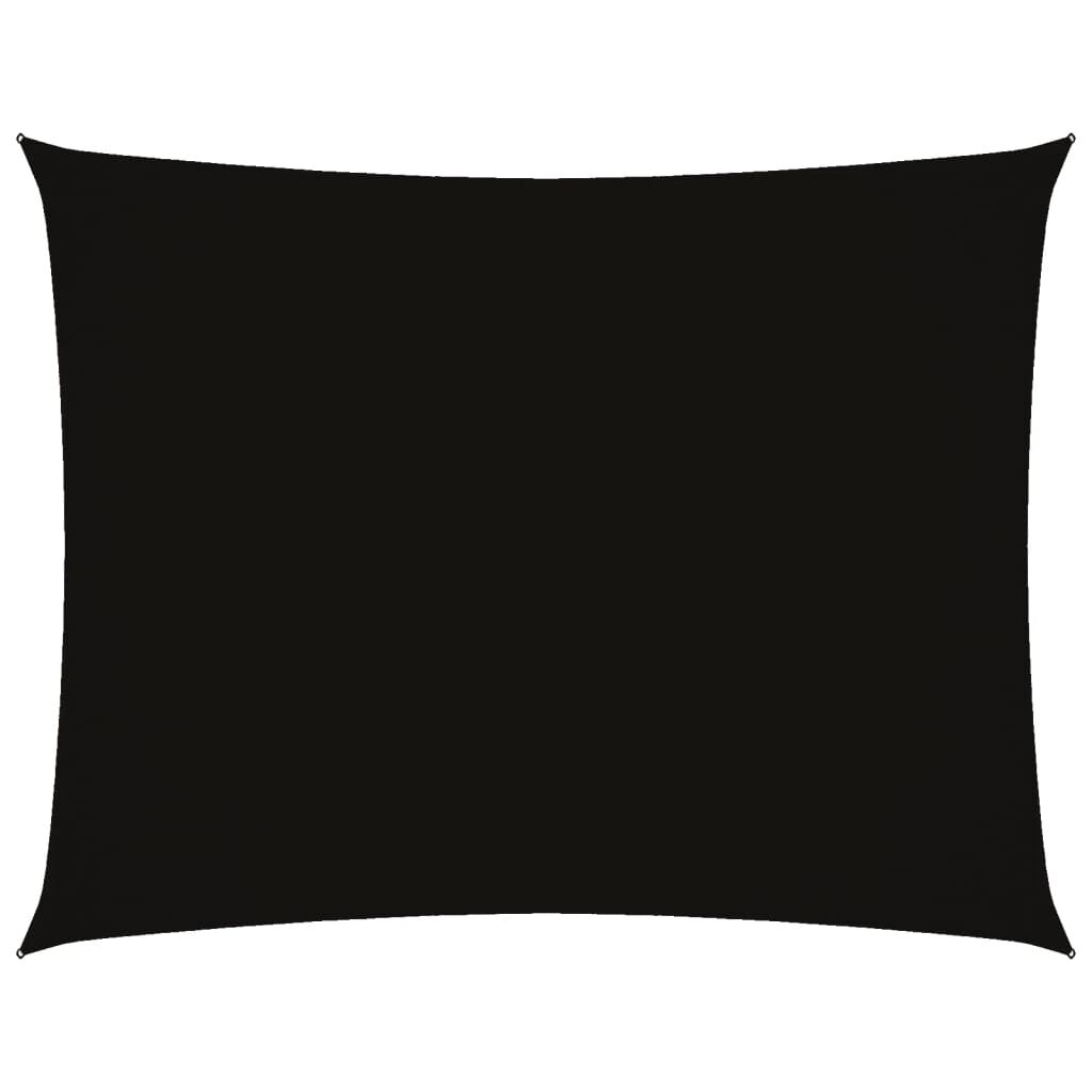 Vidaxl Toldo De Vela Rectangular Tela Oxford Negro 2,5x3,5 M_0