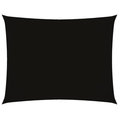 Vidaxl Toldo De Vela Rectangular Tela Oxford Negro 2,5x3,5 M_0
