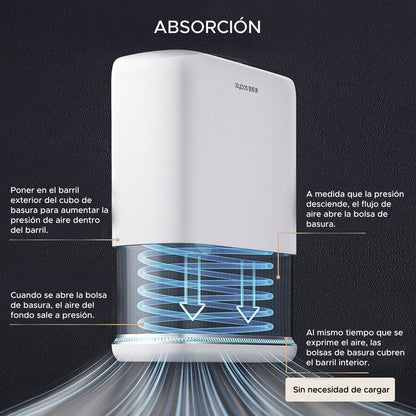 Joybos - Bote De Basura Con Tapa Superior A Presión Para Baño 12,5l_5