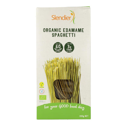 Espaguetis Veganos de Edamame Eco sin gluten Slendier 200 g