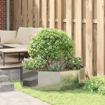 Jardinera Plateado 120 X 120 X 35 Cm Acero Galvanizado_3