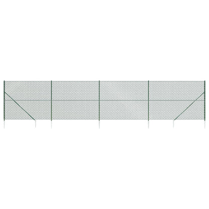 Cerca De Alambre Con Pinchos De Anclaje Verde 2,2x10 M / Vetonek_2
