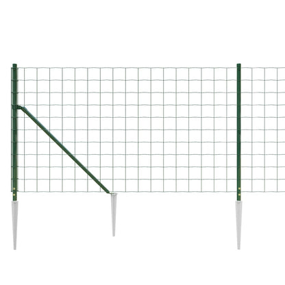 Cerca De Alambre Con Pinchos De Anclaje Verde 0,8x25 M / Vetonek_2