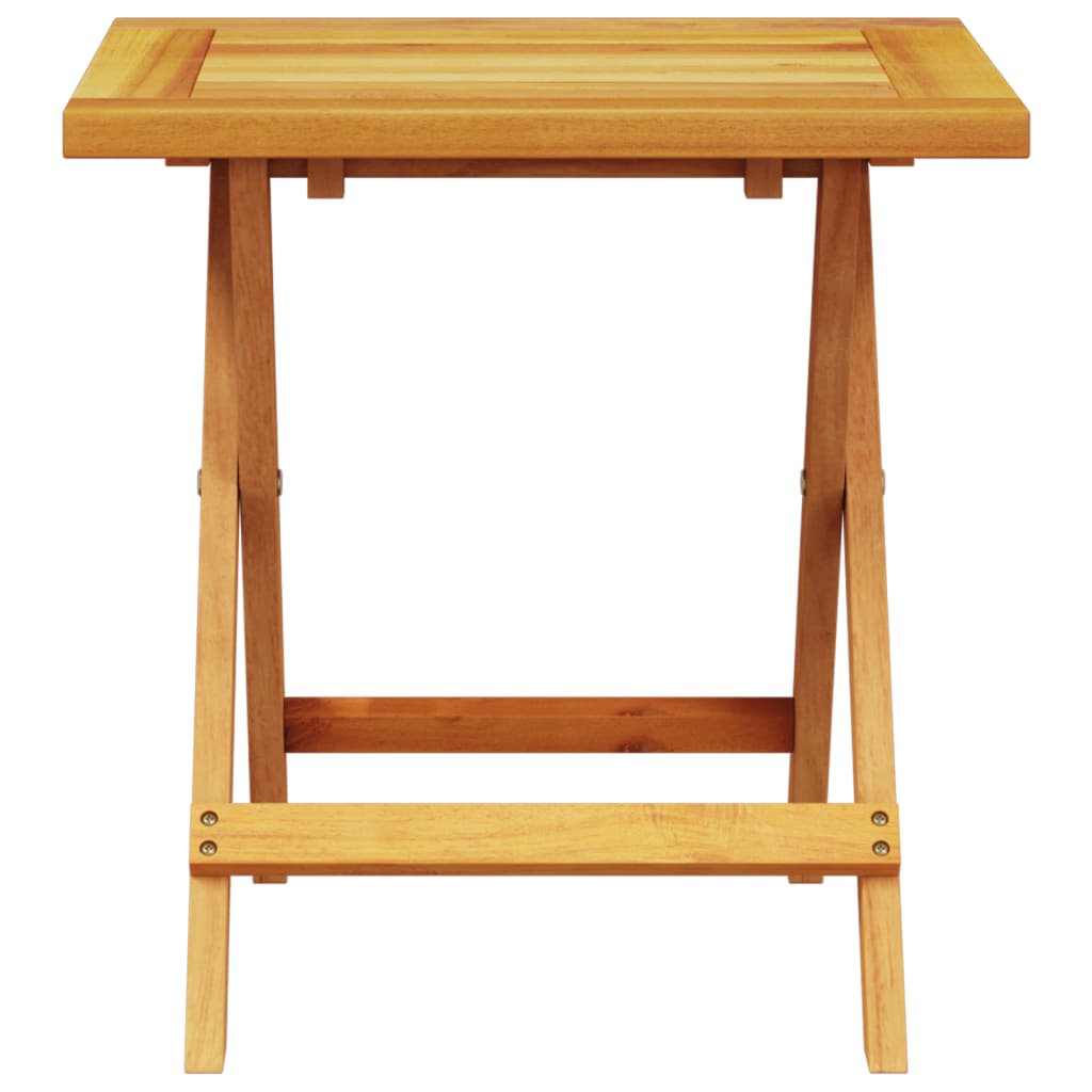 Tumbona Con Cojín Y Mesa Madera Maciza De Acacia / Vetonek_2