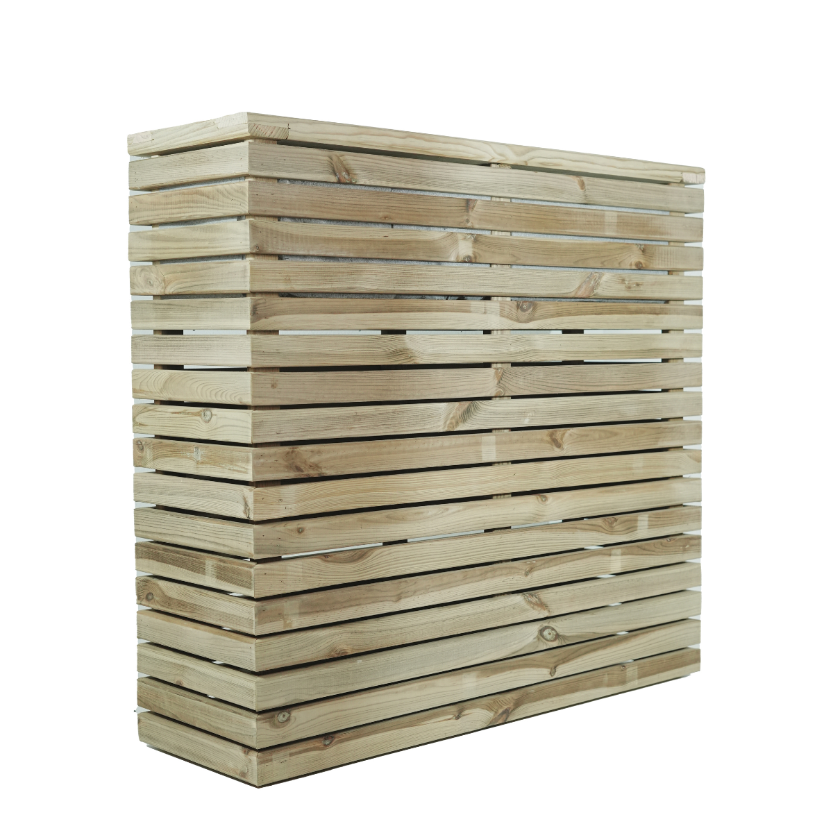 Jardinera Luxe Torre De Madera Tratada Vidahuerto 120x30x90 Cm._0