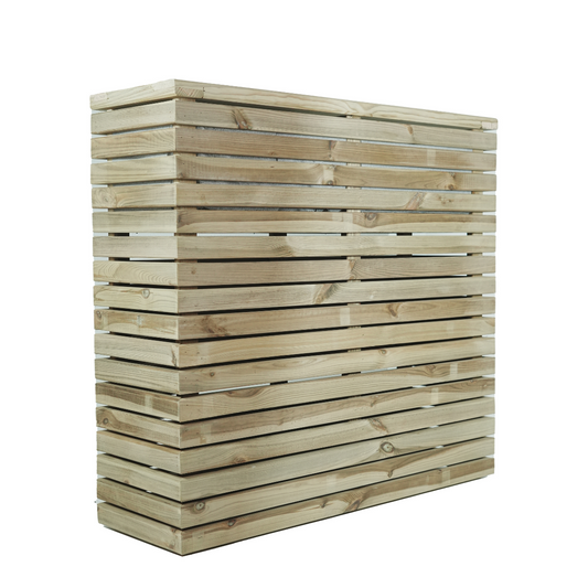 Jardinera Luxe Torre De Madera Tratada Vidahuerto 120x30x90 Cm.