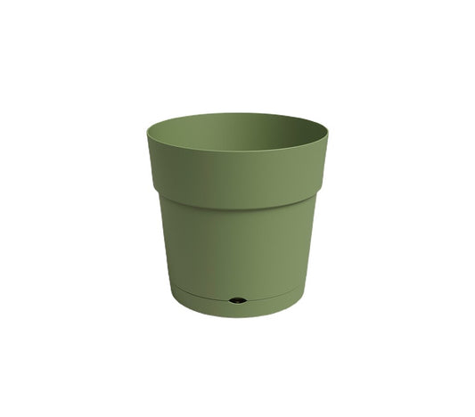 Artevasi Macetero Verde Capri 30 Cm Con Reserva De Agua  De Plástico Reciclado_0