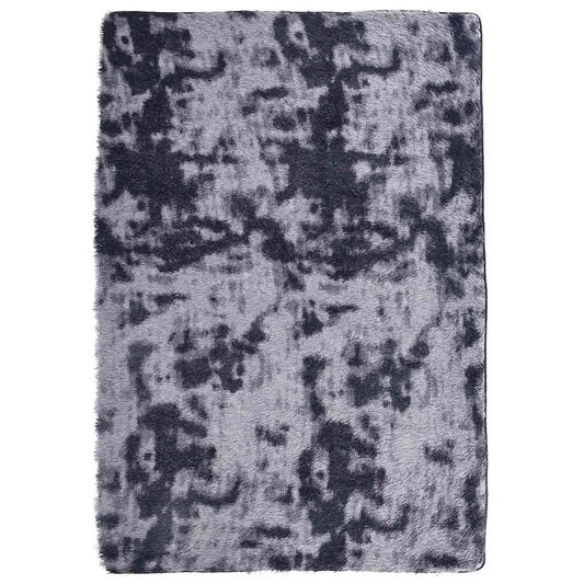 Vidaxl Alfombra De Pelo Largo Navarra Gris Oscuro 200x290 Cm Poliéster_0