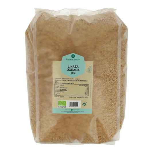 Semillas de lino dorado ECO Planeta Huerto 2,5 kg