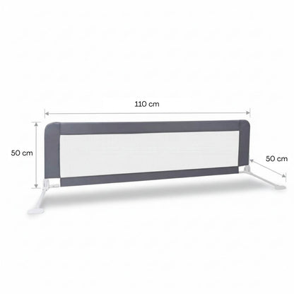 Barandilla De Cama Infantil 110 Cm – Altura Ajustable, Sistema Abatible, Malla Transpirable, Seguridad Anticaídas Bathby_5