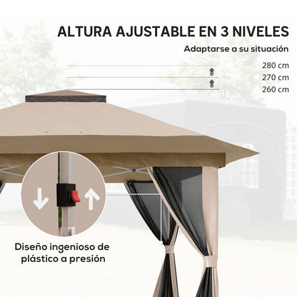 Outsunny Carpa Plegable Gazebo_4