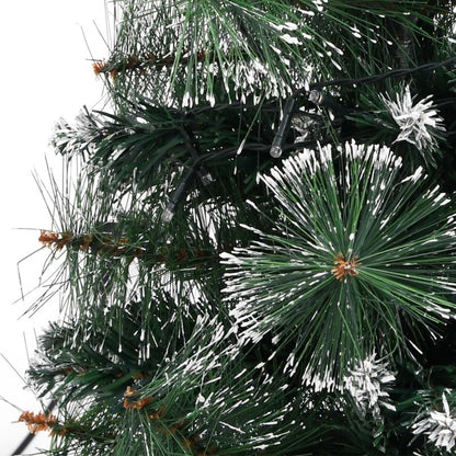 Vidaxl Árbol De Navidad Preiluminado Con Luces Y Soporte Verde 90 Cm_5