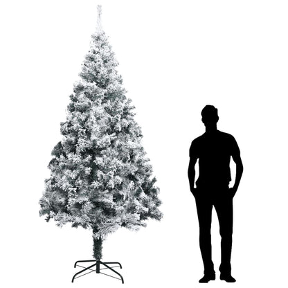 Vidaxl Árbol De Navidad Artificial Con Nieve Pvc Verde 300 Cm_5
