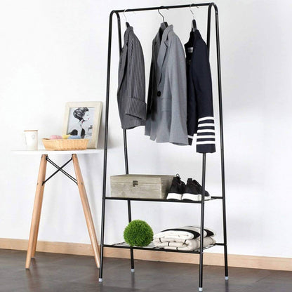 Well Home Perchero Metálico Con 2 Baldas H.152cm