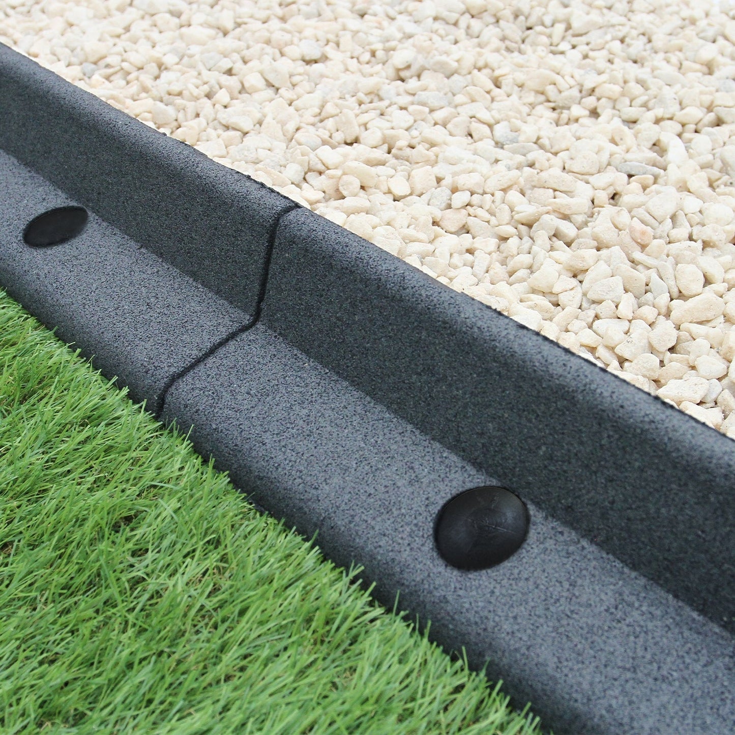 Bordes De Césped Gris Flexibles Jardín Bordes De Césped Paquete De 20 X 1.2m_2