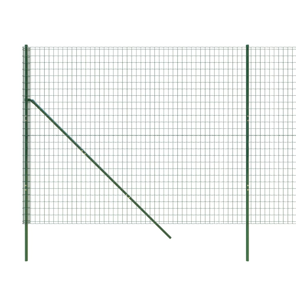 Cerca De Alambre De Acero Galvanizado Verde 2,2x10 M / Vetonek_1