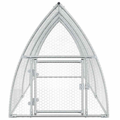 Vidaxl Jaula Para Gallinas Acero Galvanizado Plateado 300x105x120 Cm_4