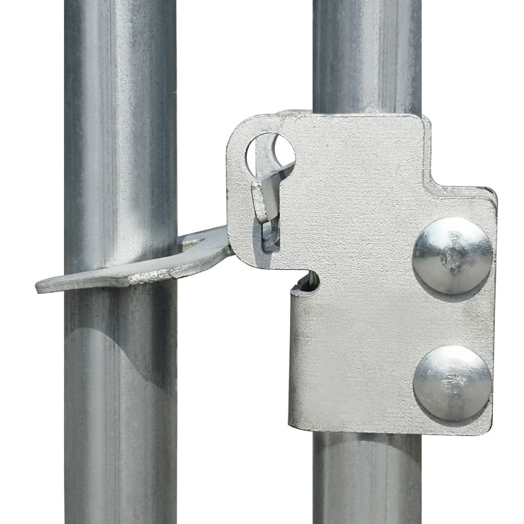 Vidaxl Jaula Gallinero De Exterior De Acero Galvanizado 2x2x1,92 M_3