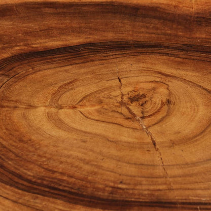Mesa De Centro De Madera De Acacia Maciza 60x55x25 Cm_1