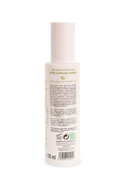 Aceite Corporal de Aguacate Ecológico Gotas de Pureza 100 ml_1