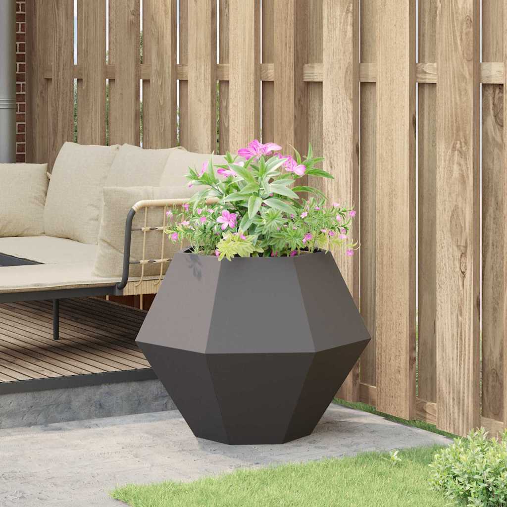 Jardinera Negro 75 X 75 X 60 Cm Acero_3