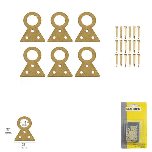 Cuelga Cuadros Fijo Nº2 (blister 6 Piezas)_0