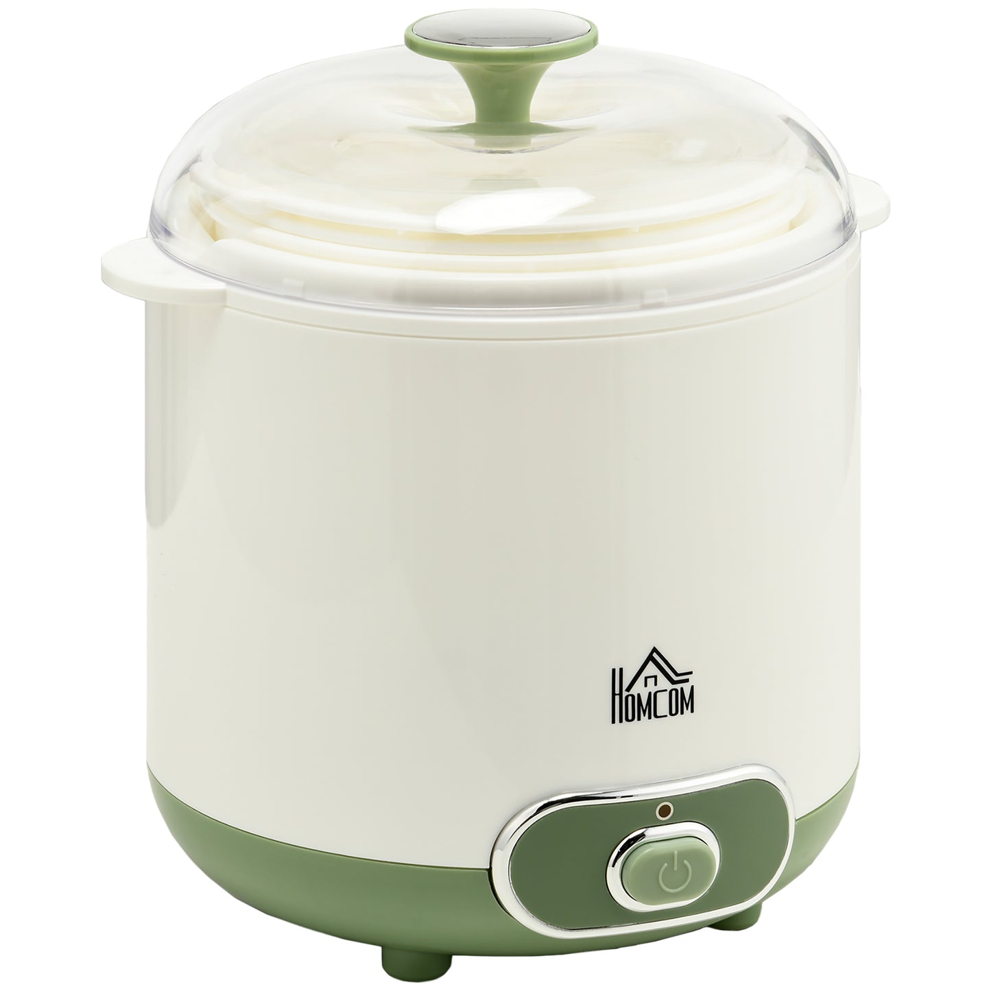 Homcom Yogurtera 20 W 1,5l Con Indicador De Encendido 19,5x17,5x21,4 Cm Blanco_0