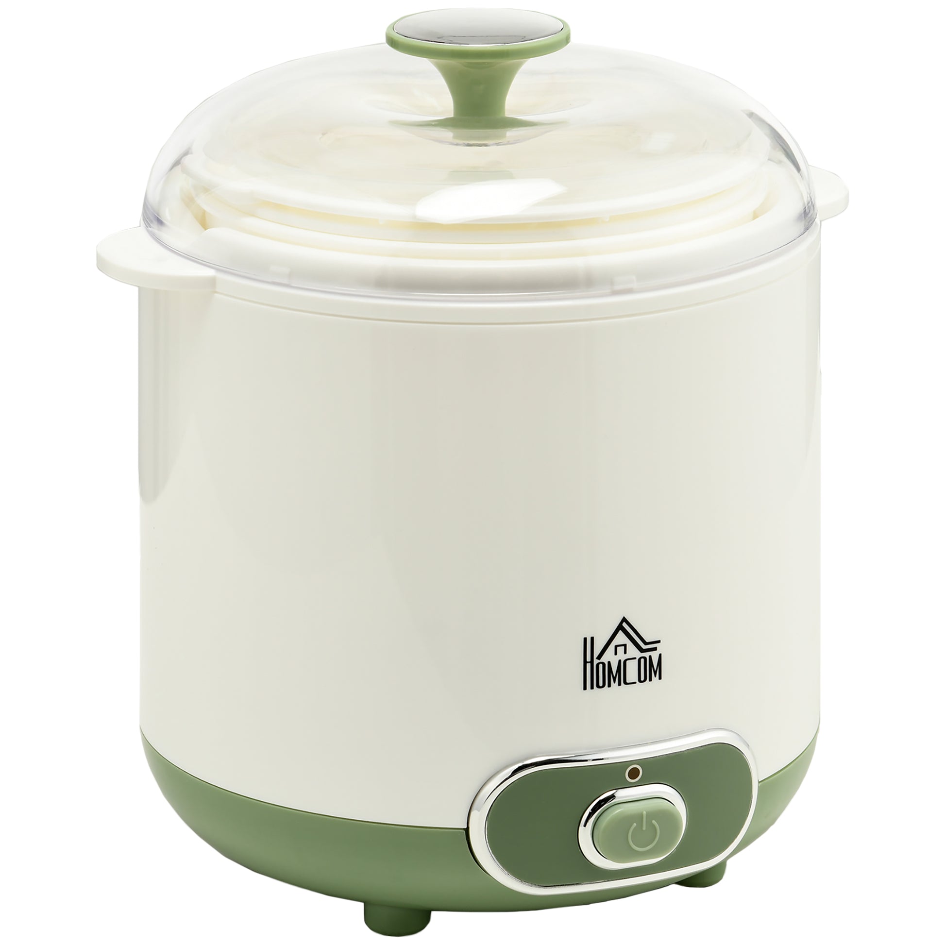 Homcom Yogurtera 20 W 1,5l Con Indicador De Encendido 19,5x17,5x21,4 Cm Blanco_0