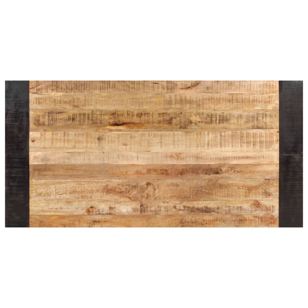Mesa De Comedor De Madera Maciza De Mango 180x90x76 Cm_2
