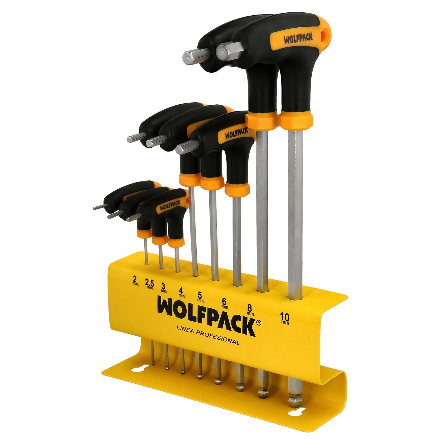 Soporte Para Llaves Allen Mango T Con Capacidad Para 8 Llaves, Organizador Llaves Allen_3