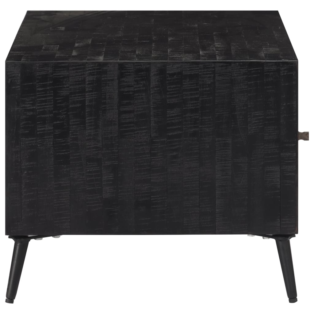 Mesa De Centro Teca Reciclada Maciza 90x50x41 Cm_2