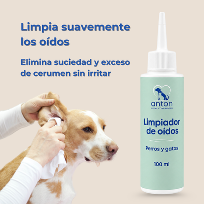 Limpiador natural para la higiene de oídos de perros y gatos – 100 ml_1