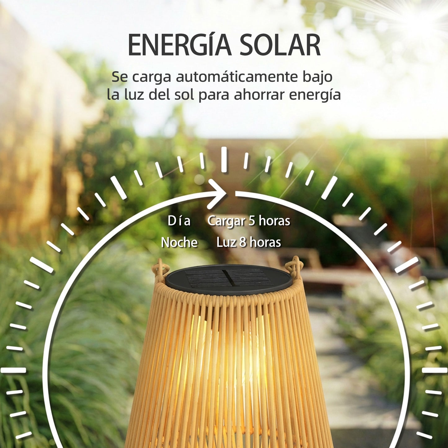 Outsunny Set De 2 Farolillos Solares Exterior_3