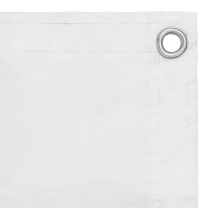 Vidaxl Toldo Para Balcón Tela Oxford Blanco 75x600 Cm_1