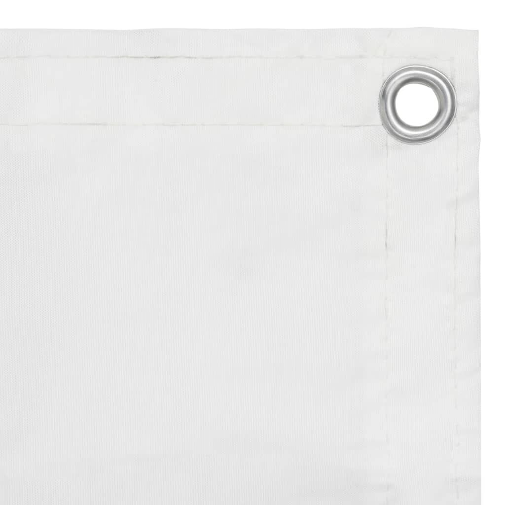 Vidaxl Toldo Para Balcón Tela Oxford Blanco 120x400 Cm_1