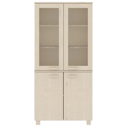 Aparador Hamar Madera De Pino Maciza Marrón Miel_2